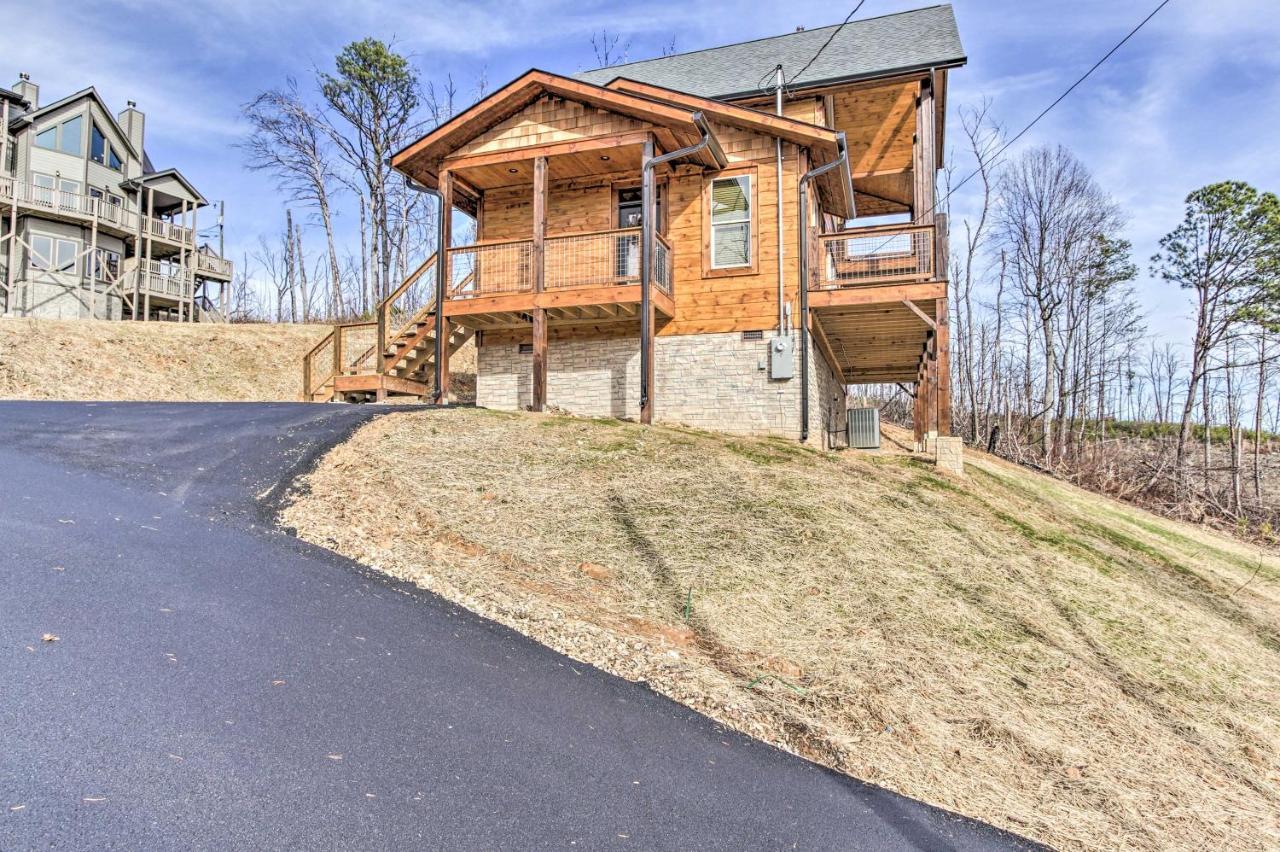 Villa Smoky Mountain Hideaway With Hot Tub, Deck And Views! Gatlinburg Exterior foto